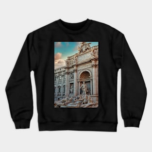 Trevi Fountain Rome (Fontana di Trevi) Crewneck Sweatshirt